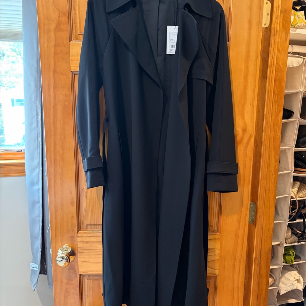 Theory Black Trench Coat for Women